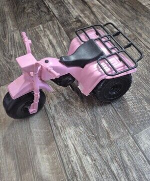 Vintage Barbie ATV Trike For Dolls Pink Rare Item